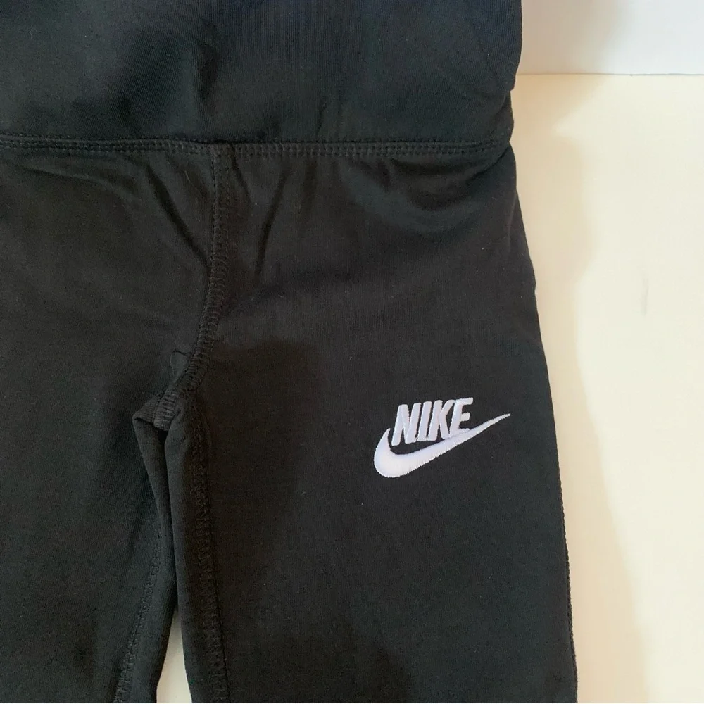 NWT. Nike Toddler Dri-Fit Black Flared Leggings